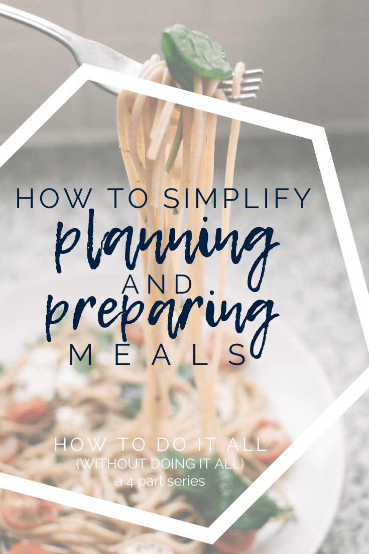 Planning and Preparing Meals