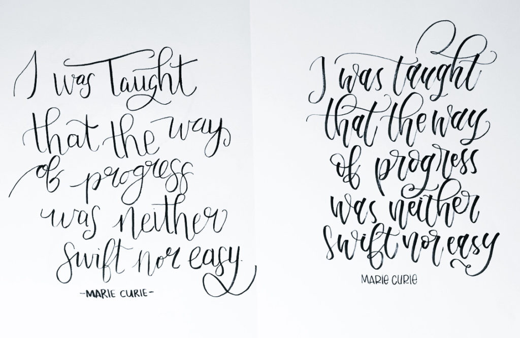 Learn to Handletter