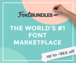 Font Bundles Advertisement