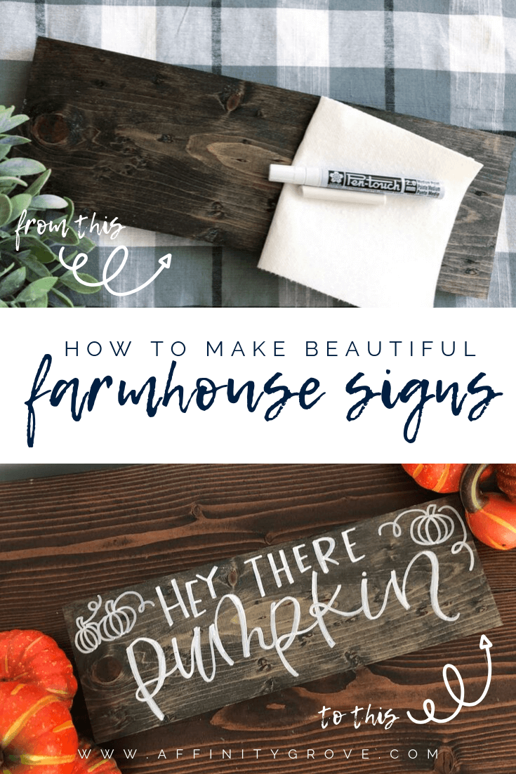 How to Make Beautiful Farmhouse Signs