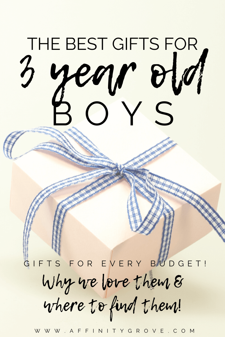 Find the BEST gift for a 3 year old BOY!