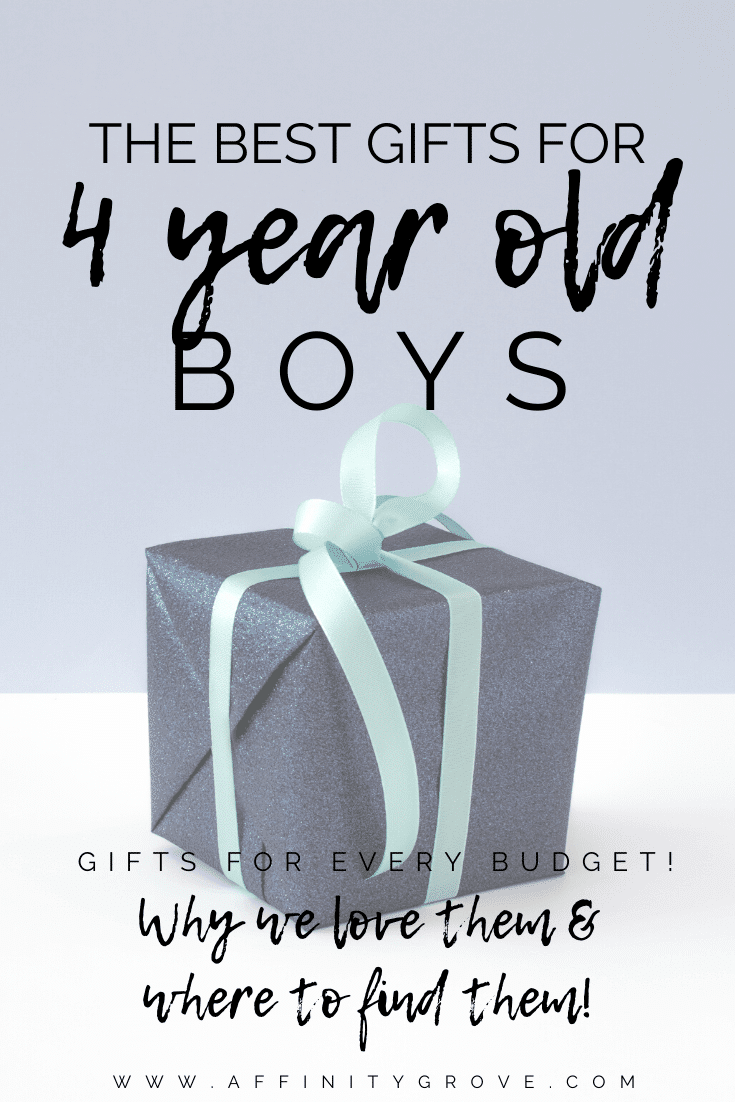 Find the BEST gift for a 4 year old boy!