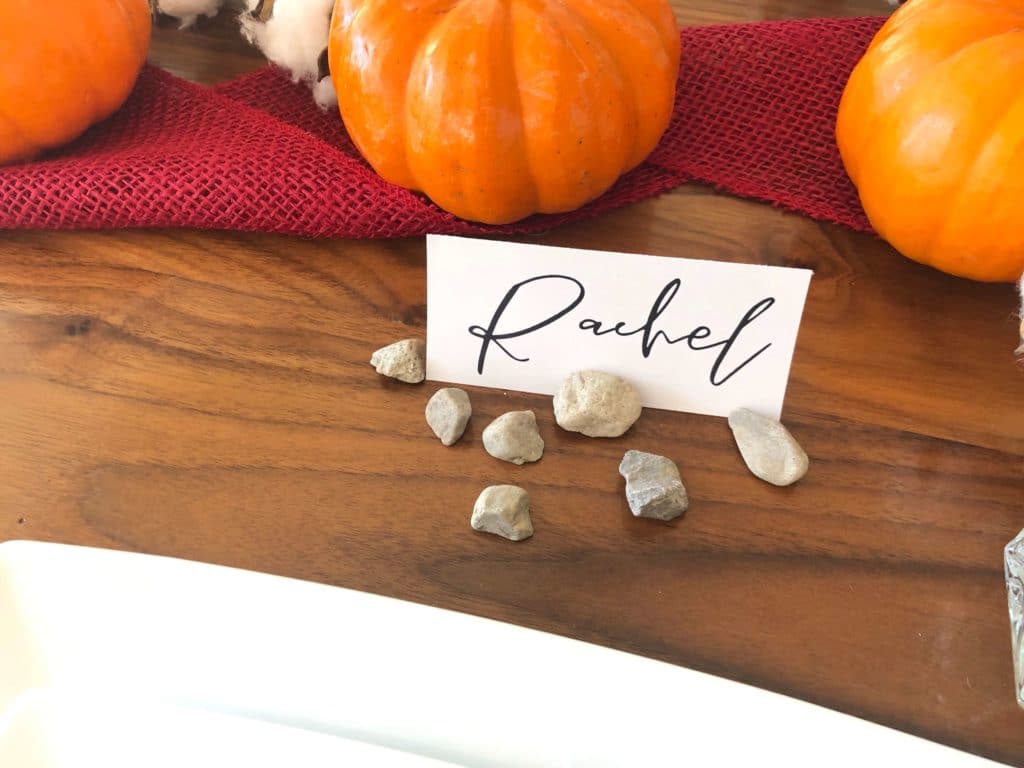 Pebble Name Cards