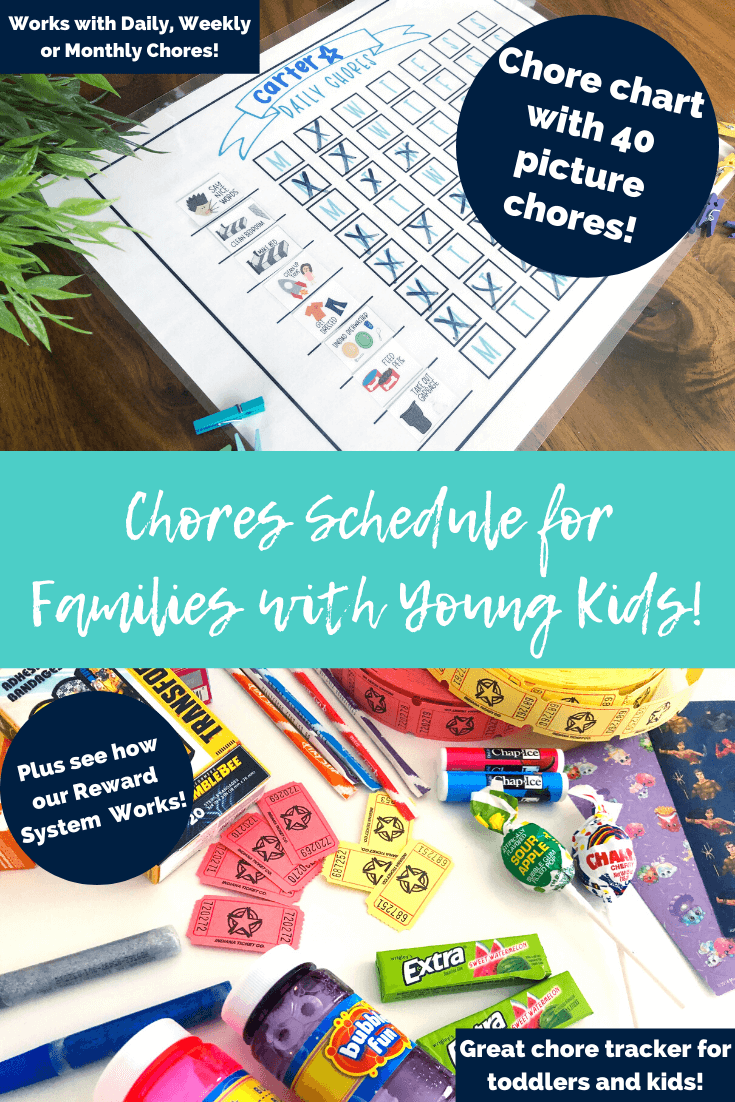 Chores Schedule for Families with Printable Chores Chart!