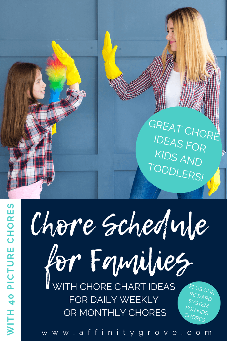 Chore Schedule for Families with Chore Chart Ideas