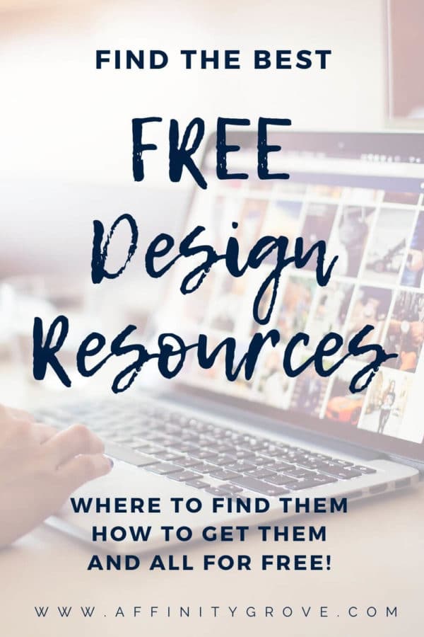 Where To Find FREE Design Resources! • Affinity Grove