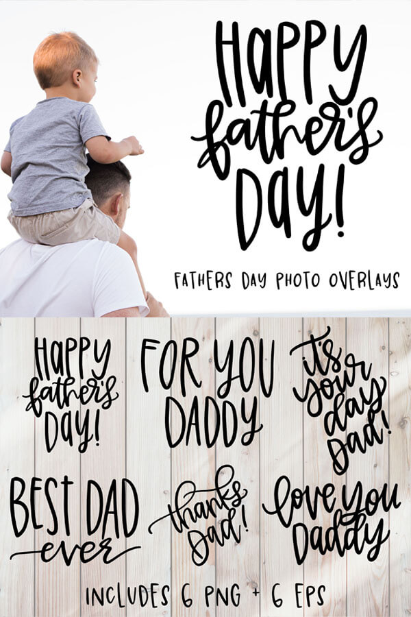 Fathers Day Overlays