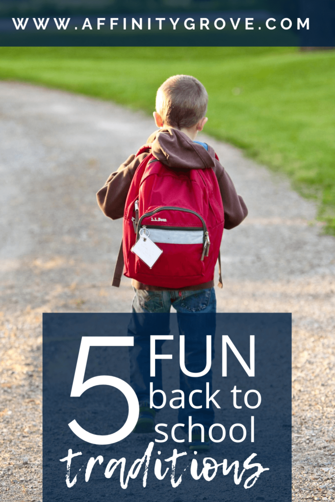 back to school traditions for kids