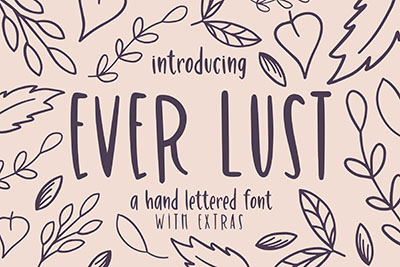 Font with extras