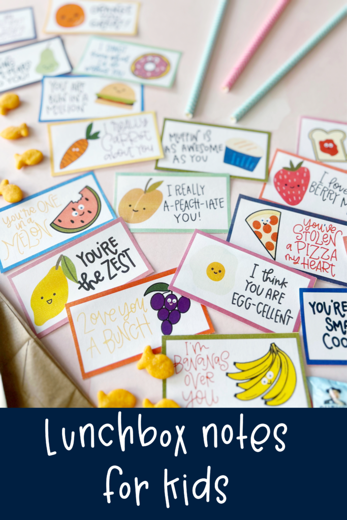 Pinterest Pin Lunch Box Notes