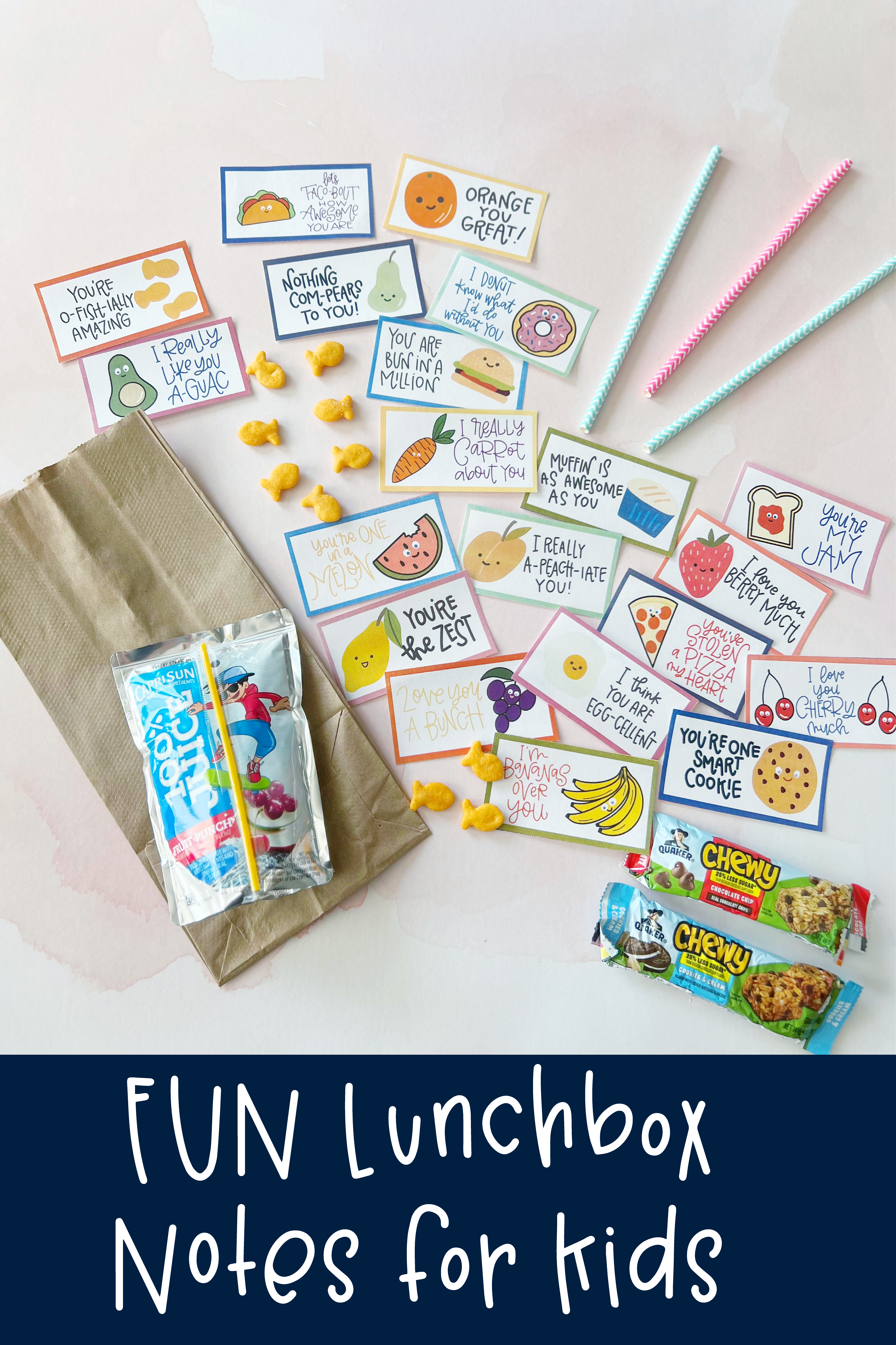 Lunchbox notes for Kids!
