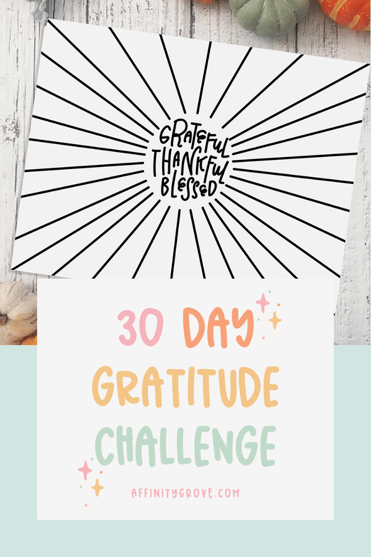 gratitude challenge chart