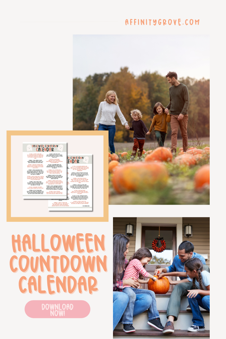 Halloween Countdown Calendar for Families